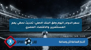 سعر الدولار اليوم وفق البنك الأهلي: تحديث لحظي يهم المستثمرين والاقتصاد المصري